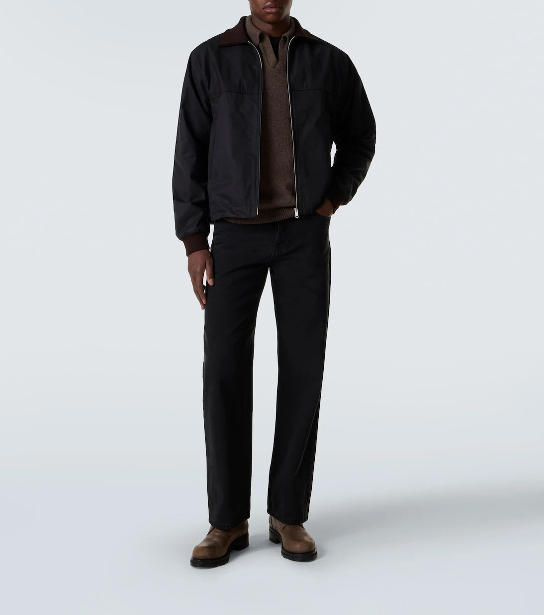 The Row - Leach cashmere polo sweater