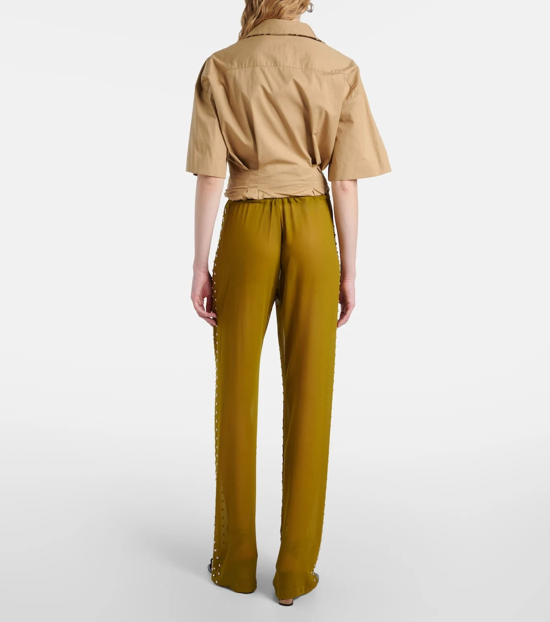Dries Van Noten - Embellished straight pants