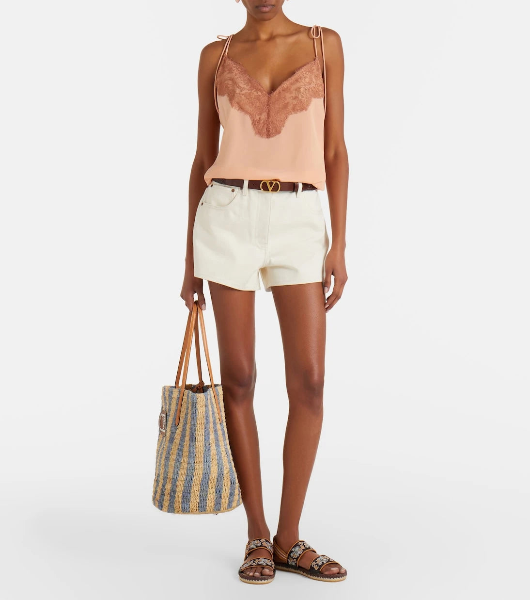 Valentino Garavani - Bribri embroidered espadrille sandals