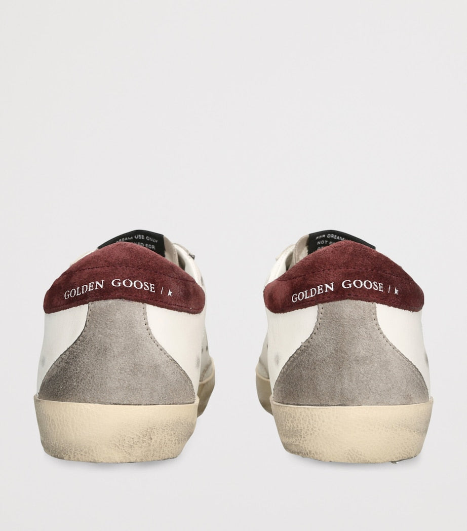 White Leather Super-Star Sneakers