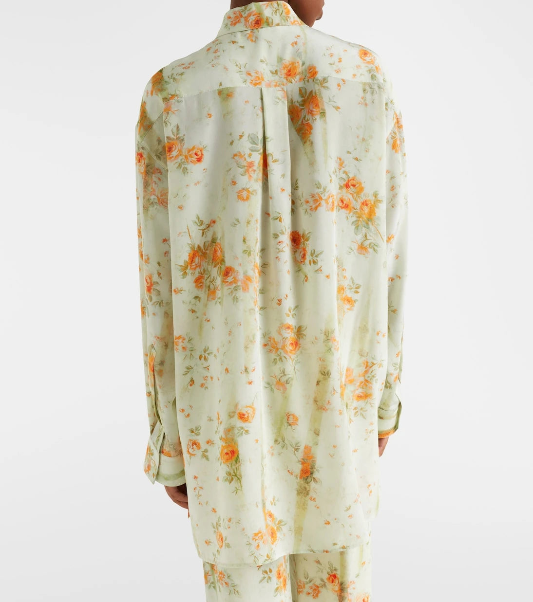 McQueen - Oversized floral shirt