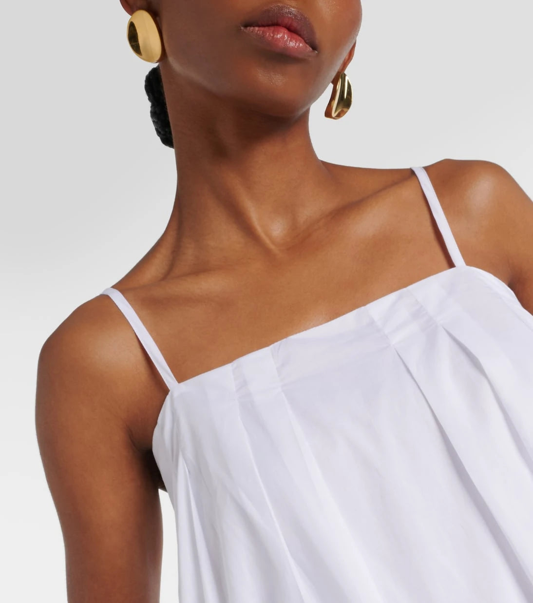 Asceno - Heather cotton batiste maxi dress