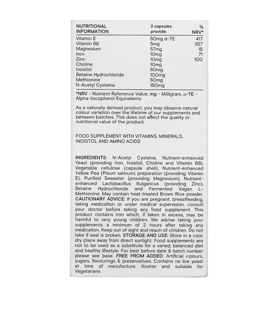 Wild Nutrition Food-Grown Endo Support (60 Capsules)