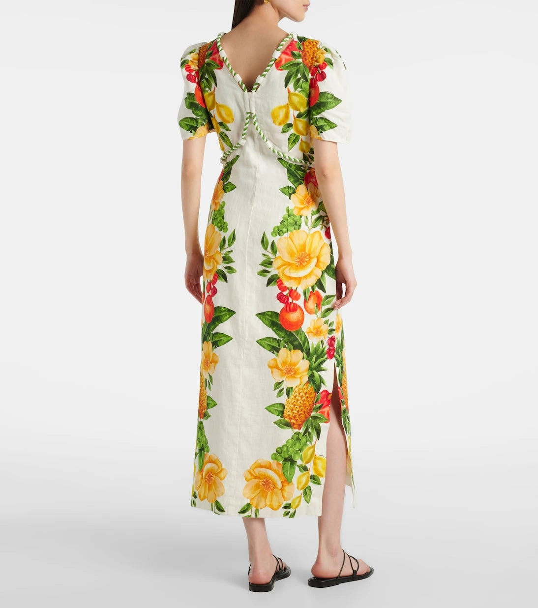 Farm Rio - Floral linen maxi dress