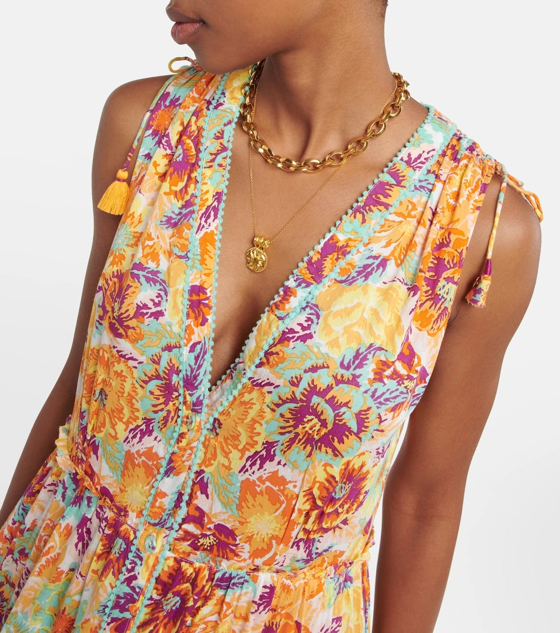 Poupette St Barth - Ivy floral maxi dress