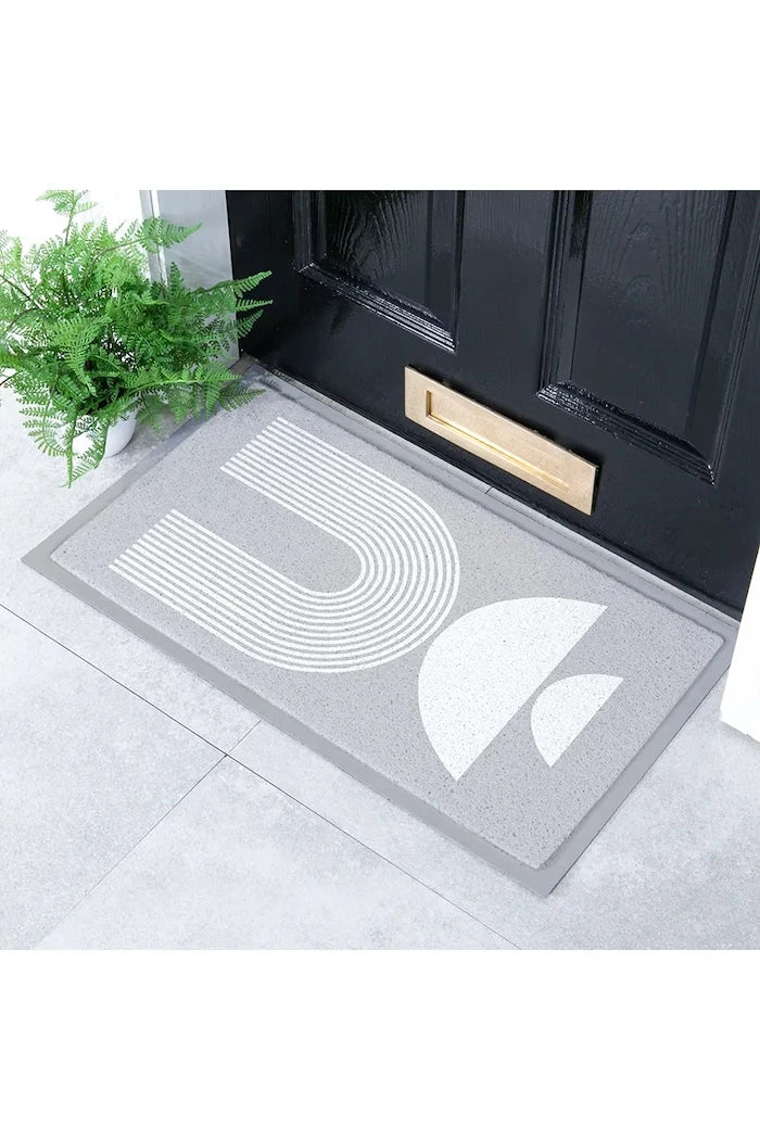 Artsy Doormats Gri Yarım Ay 70 x 40 cm