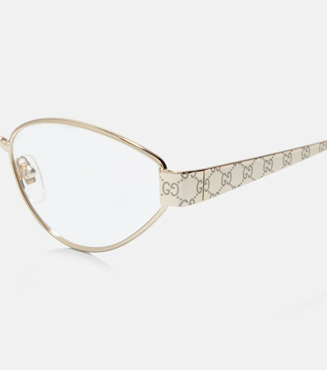 Gucci - Guccissima cat-eye glasses