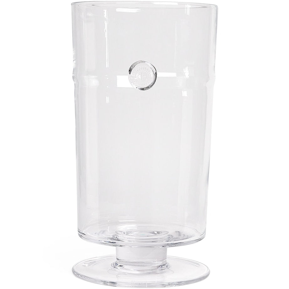 Large Glass Emblem Vase