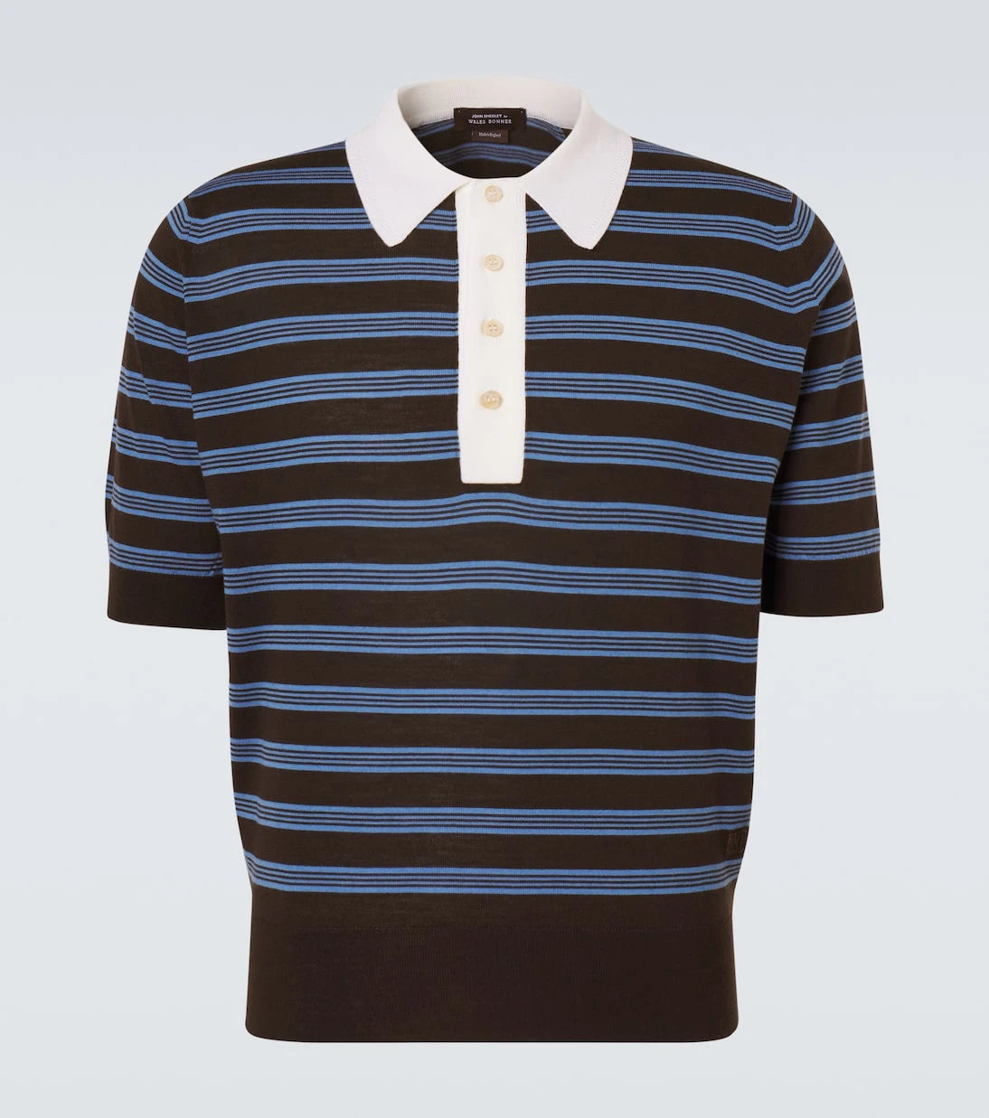 Wales Bonner - Breeze striped wool polo sweater