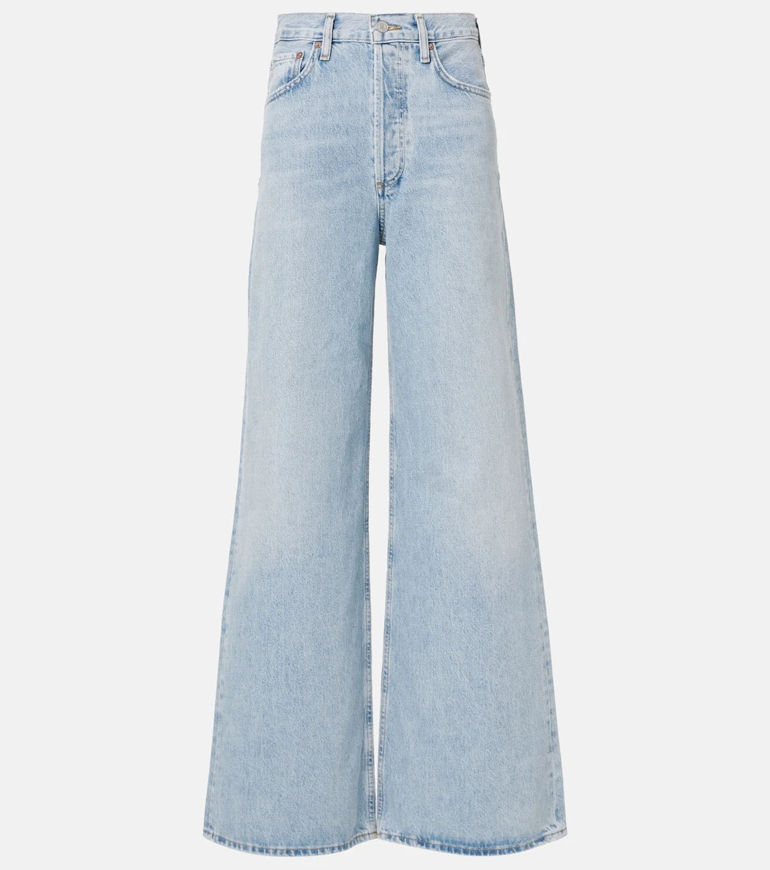 Agolde - Dame Jean high-rise wide-leg jeans