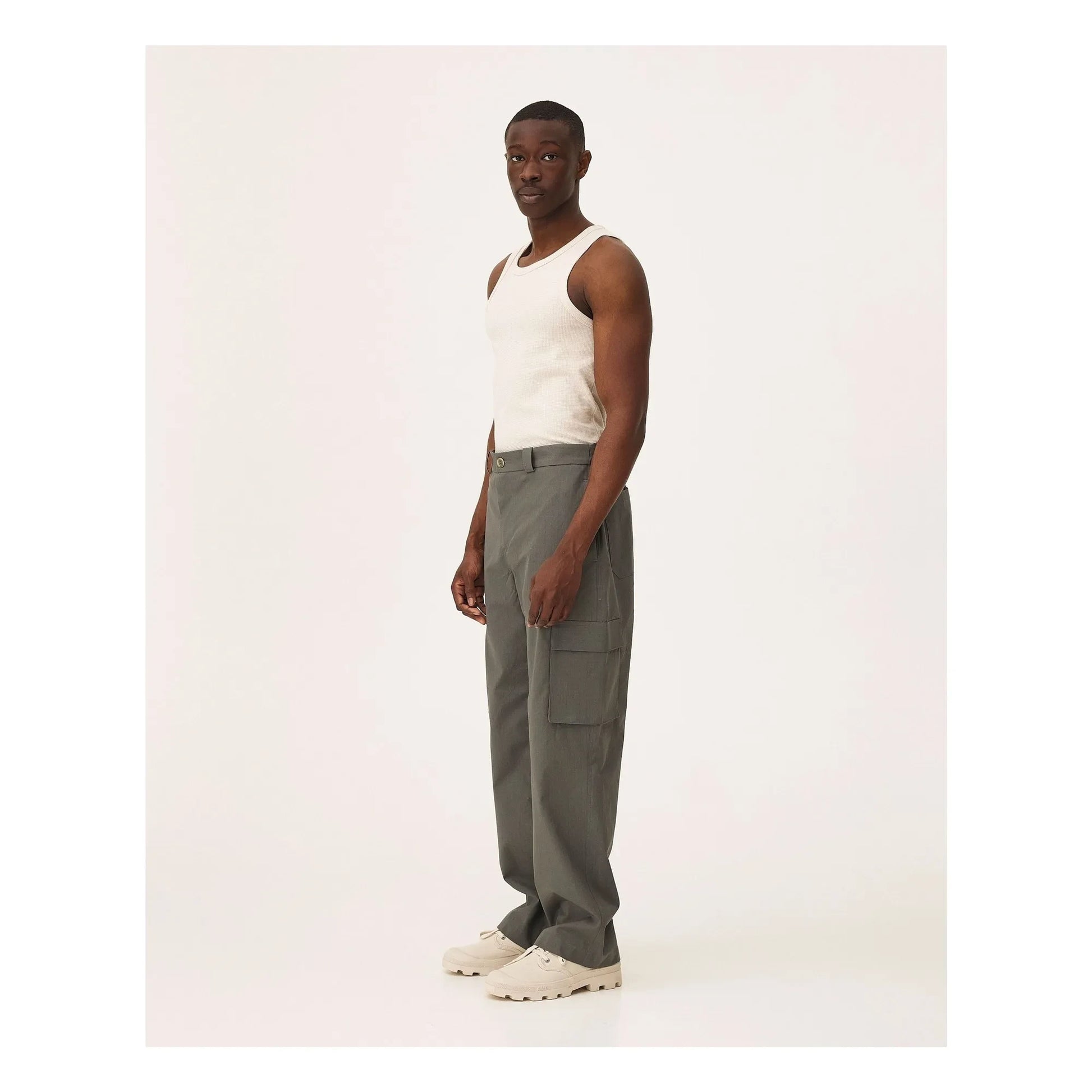 Noyoco - Organic Cotton Cargo Pants | Khaki