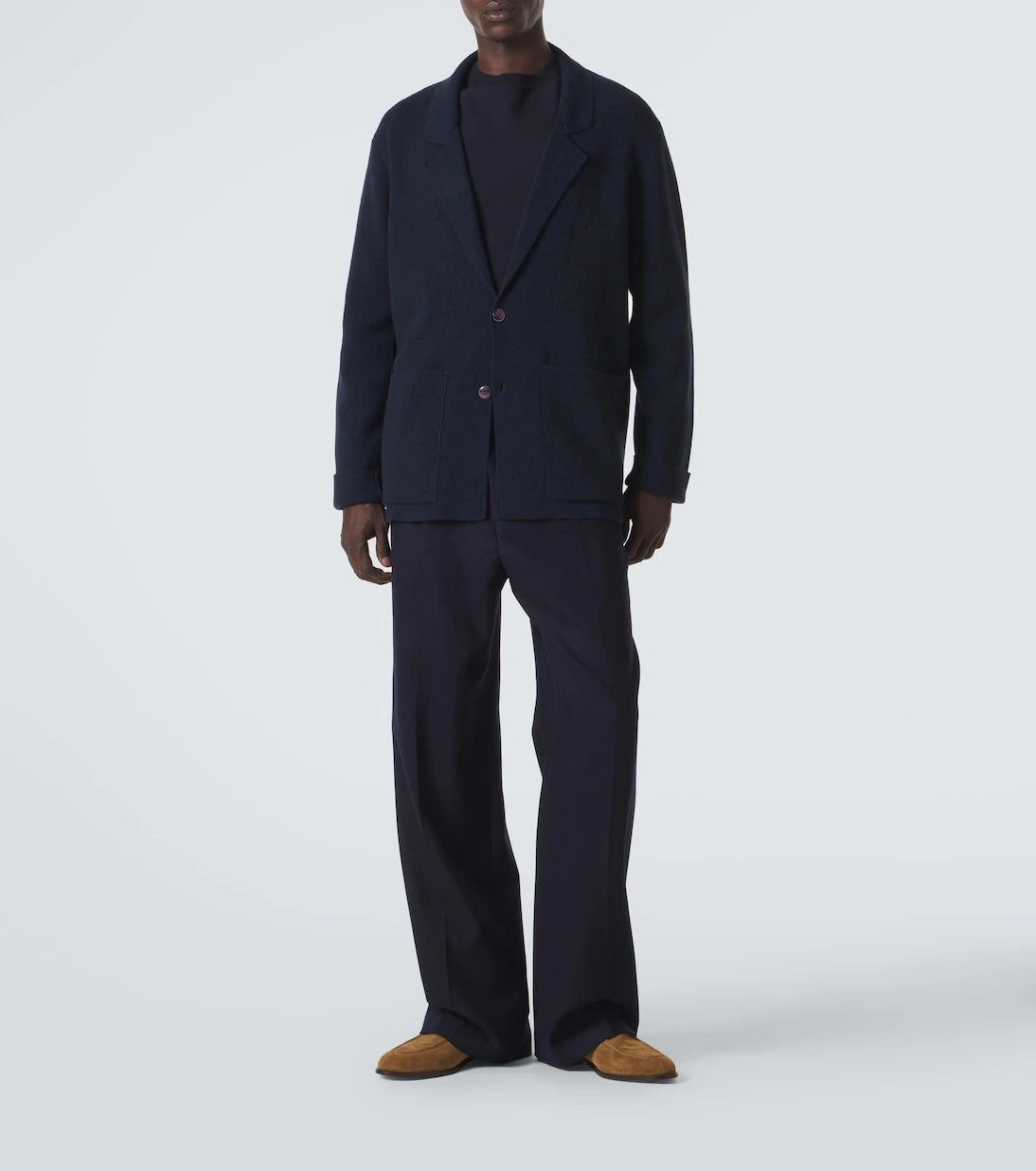 God's True Cashmere - Cashmere blazer with amethyst