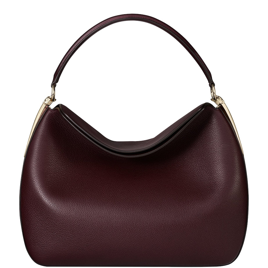Cartier Small Leather Panthère Hobo Shoulder Bag