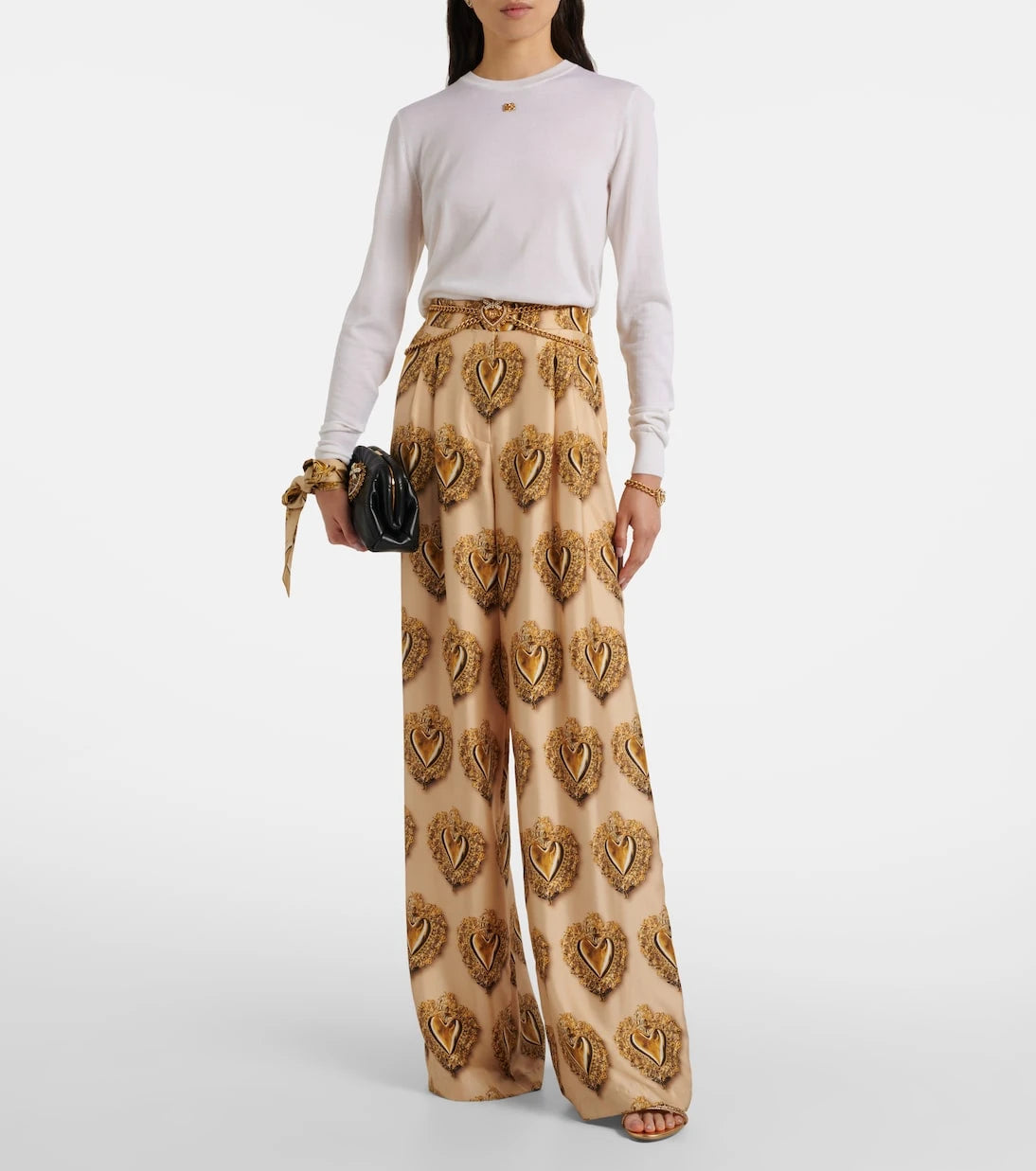 Dolce&Gabbana - DG cashmere and silk sweater