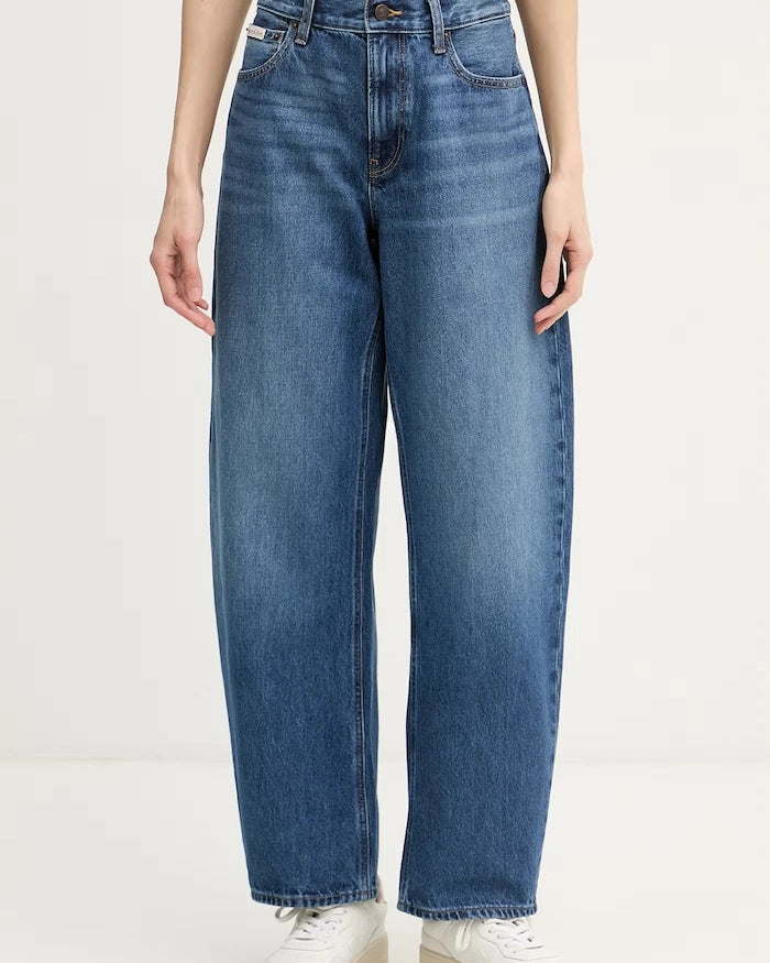 Calvin Klein Jeans дънки barrel дамски
