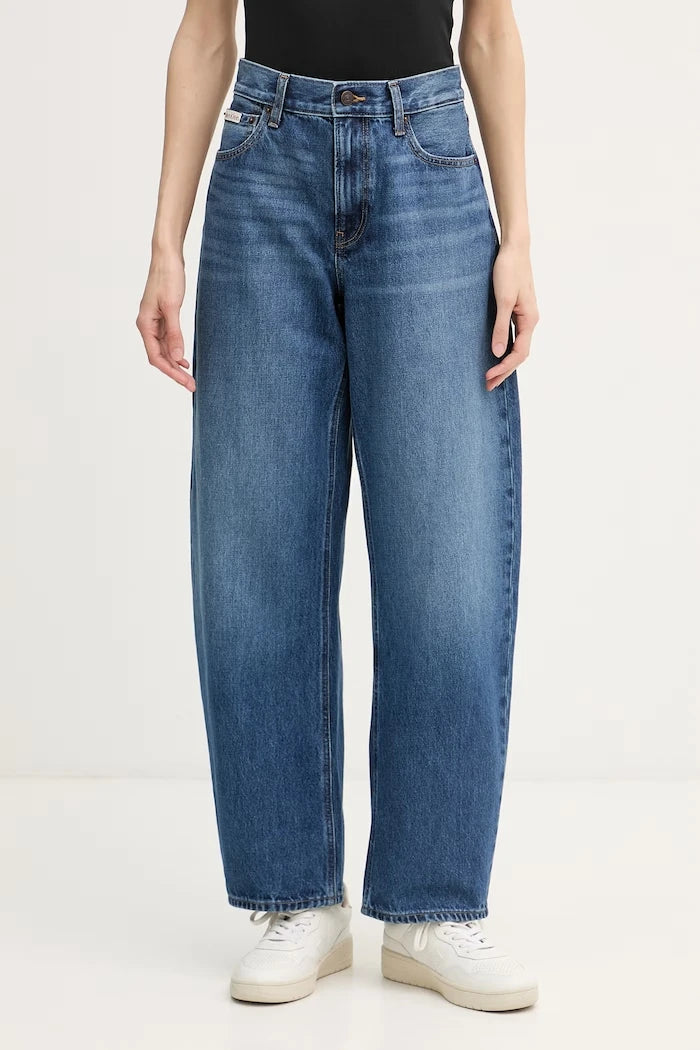 Calvin Klein Jeans дънки barrel дамски