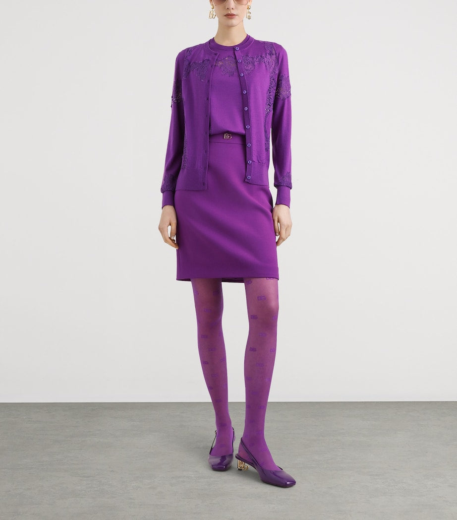 Multi Wool and Lace Tank Top