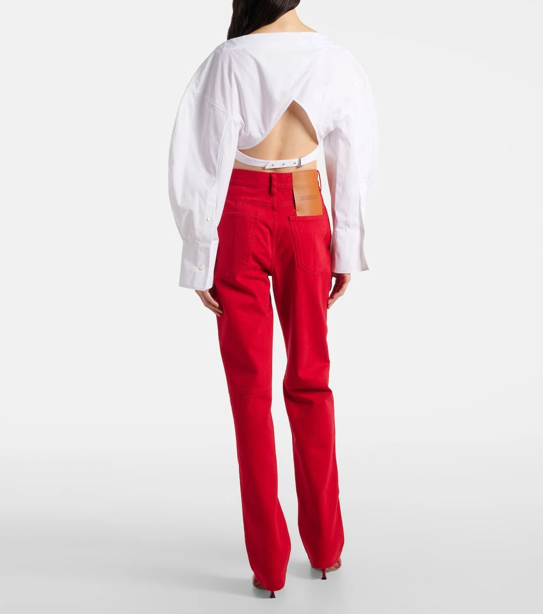 Jacquemus - De-Nîmes high-rise straight jeans