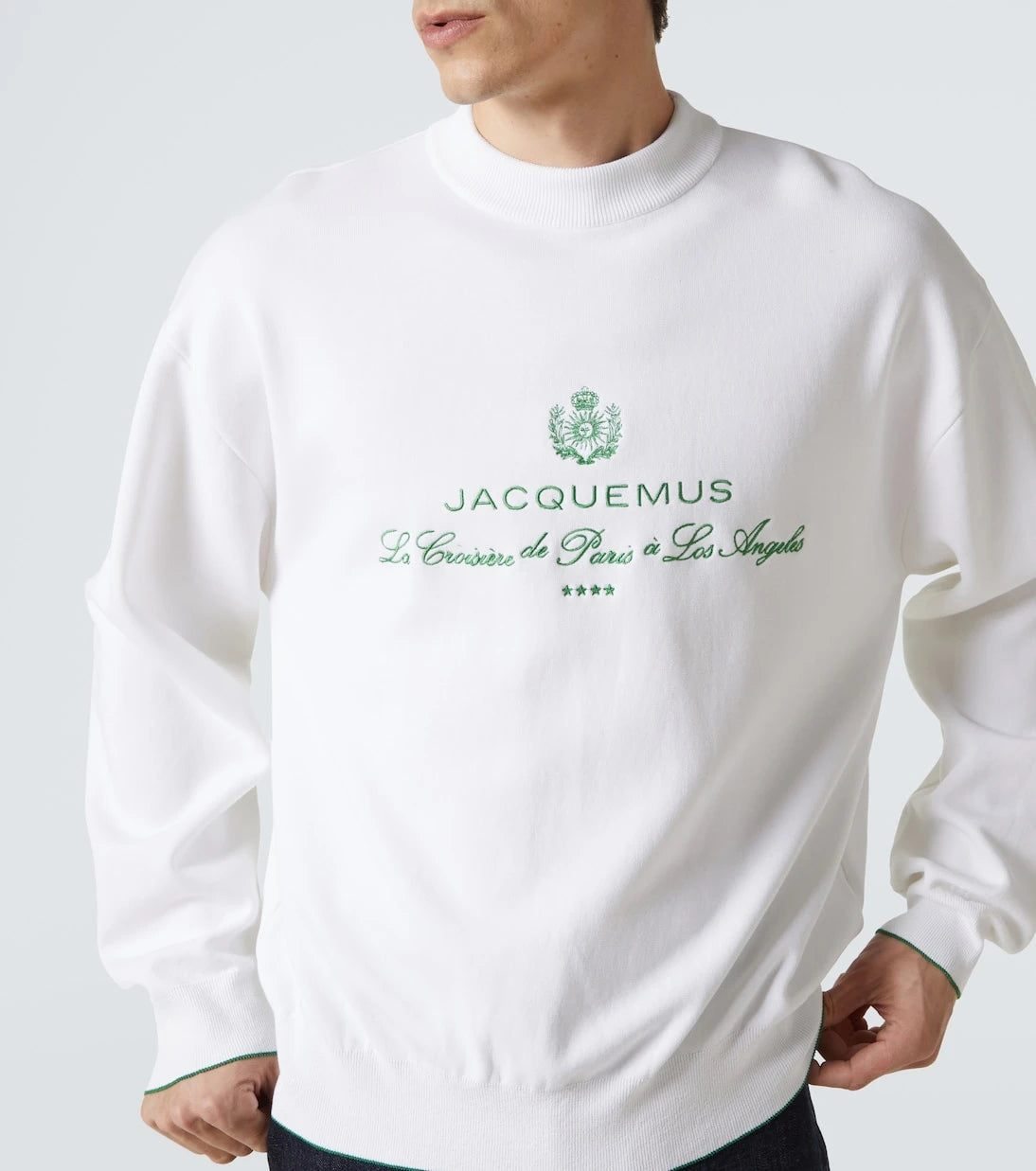 Jacquemus - Venice logo embroidered sweatshirt