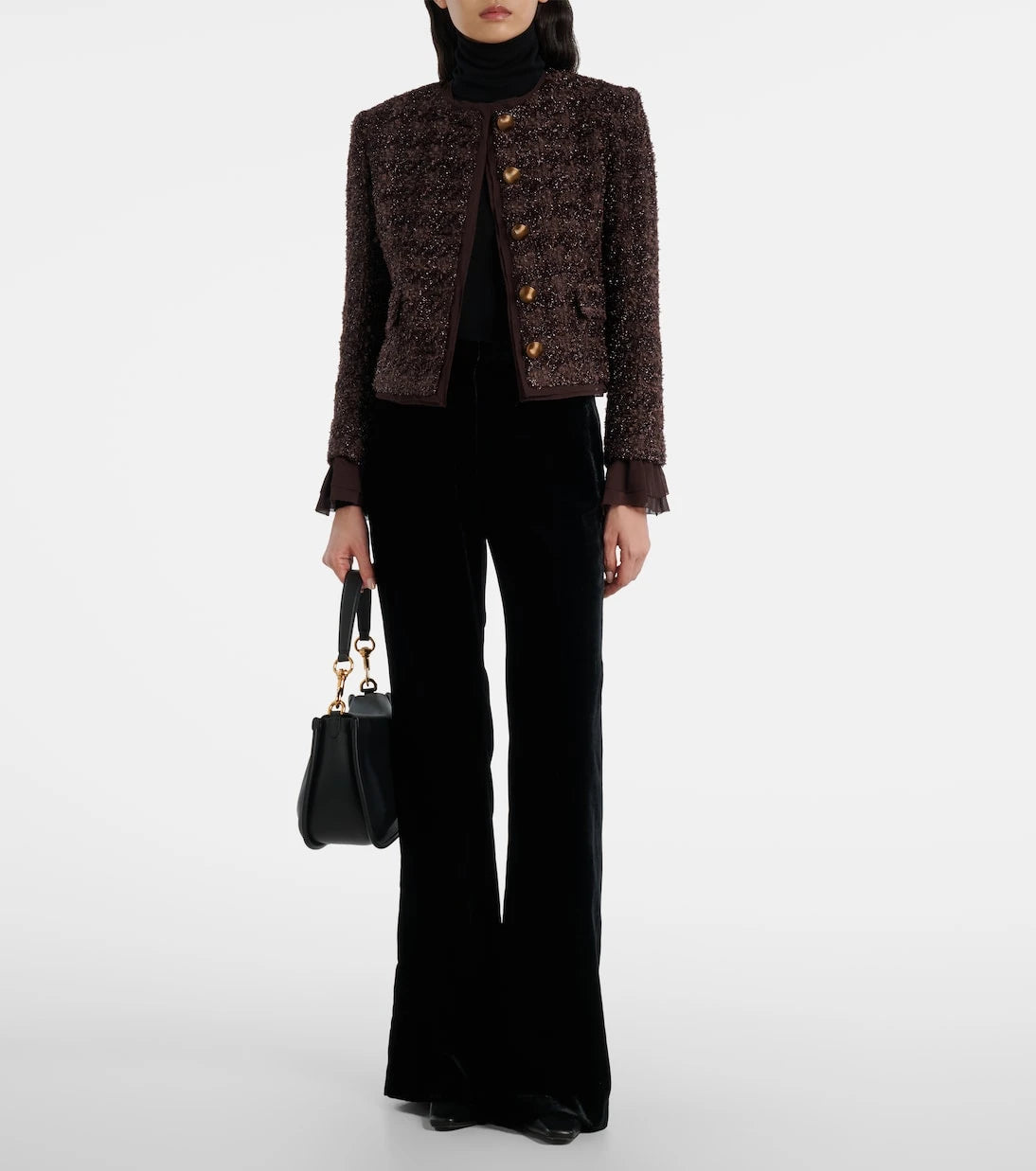 Veronica Beard - Audrina metallic tweed jacket