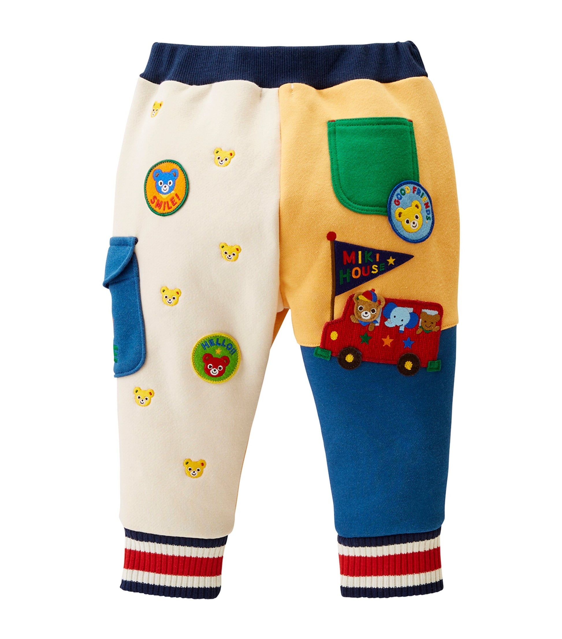 Miki House Embroidered Padded Leggings (2-5 Years)