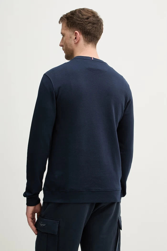 U.S. Polo Assn. erkek pamuklu sweatshirt DHM LB CREW