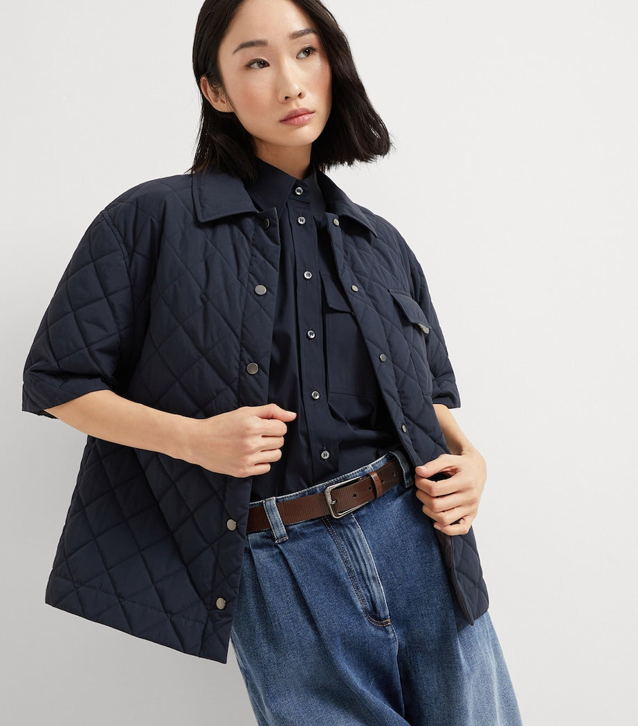 Brunello Cucinelli Brown Carved Leather Belt