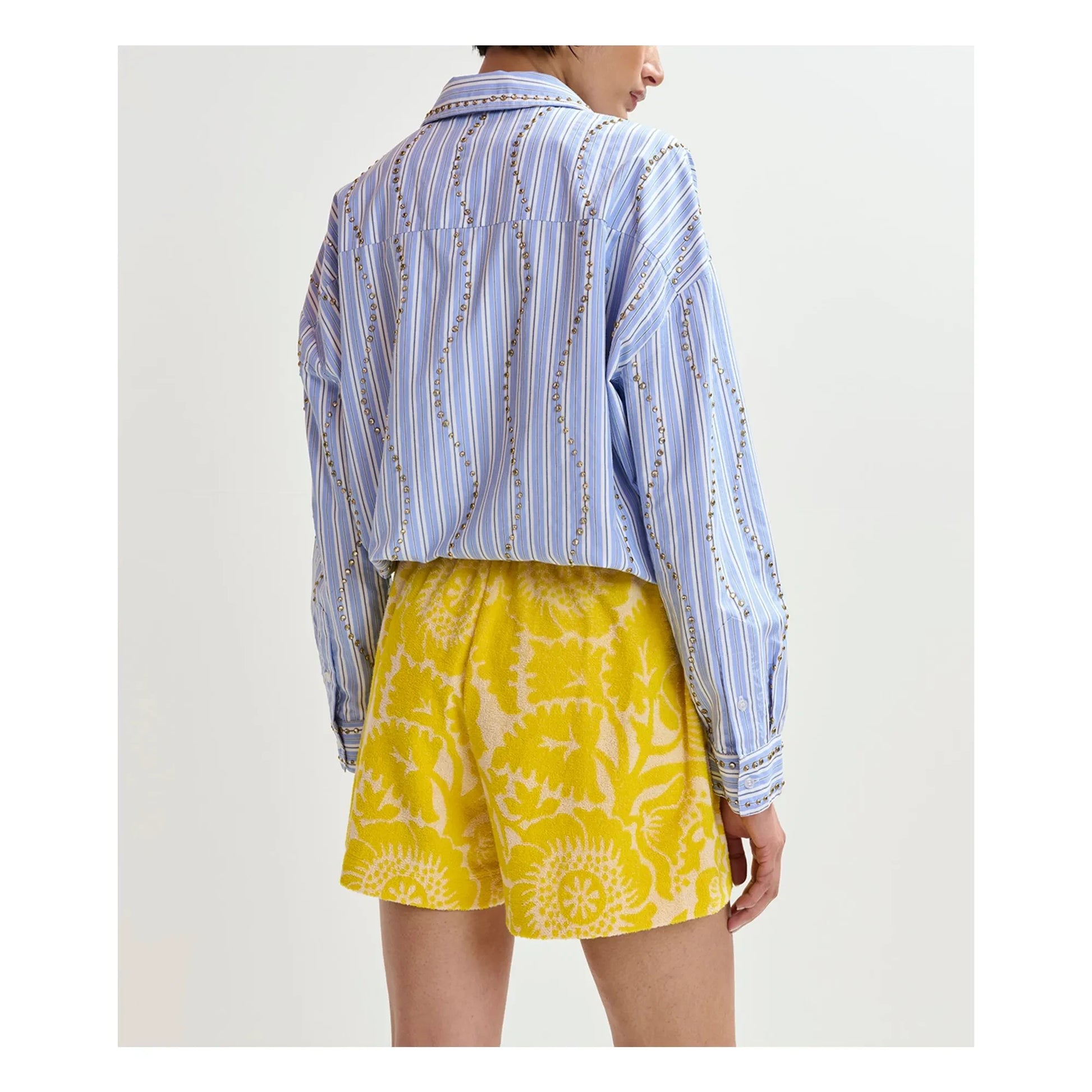 Essentiel Antwerp - Jorton Towelling Shorts | Lemon yellow