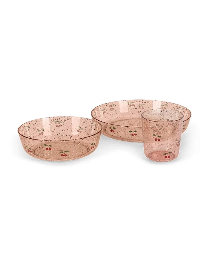 Konges Sløjd Çocuklar İçin SPARKLY DINNER SET Tabak Seti