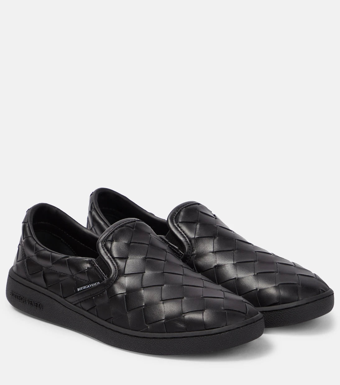 Bottega Veneta - حذاء سنيكرز سهل الارتداء من جلد سوير