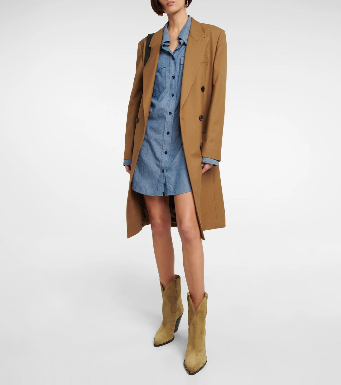 Isabel Marant - Leyane suede mid-calf cowboy boots