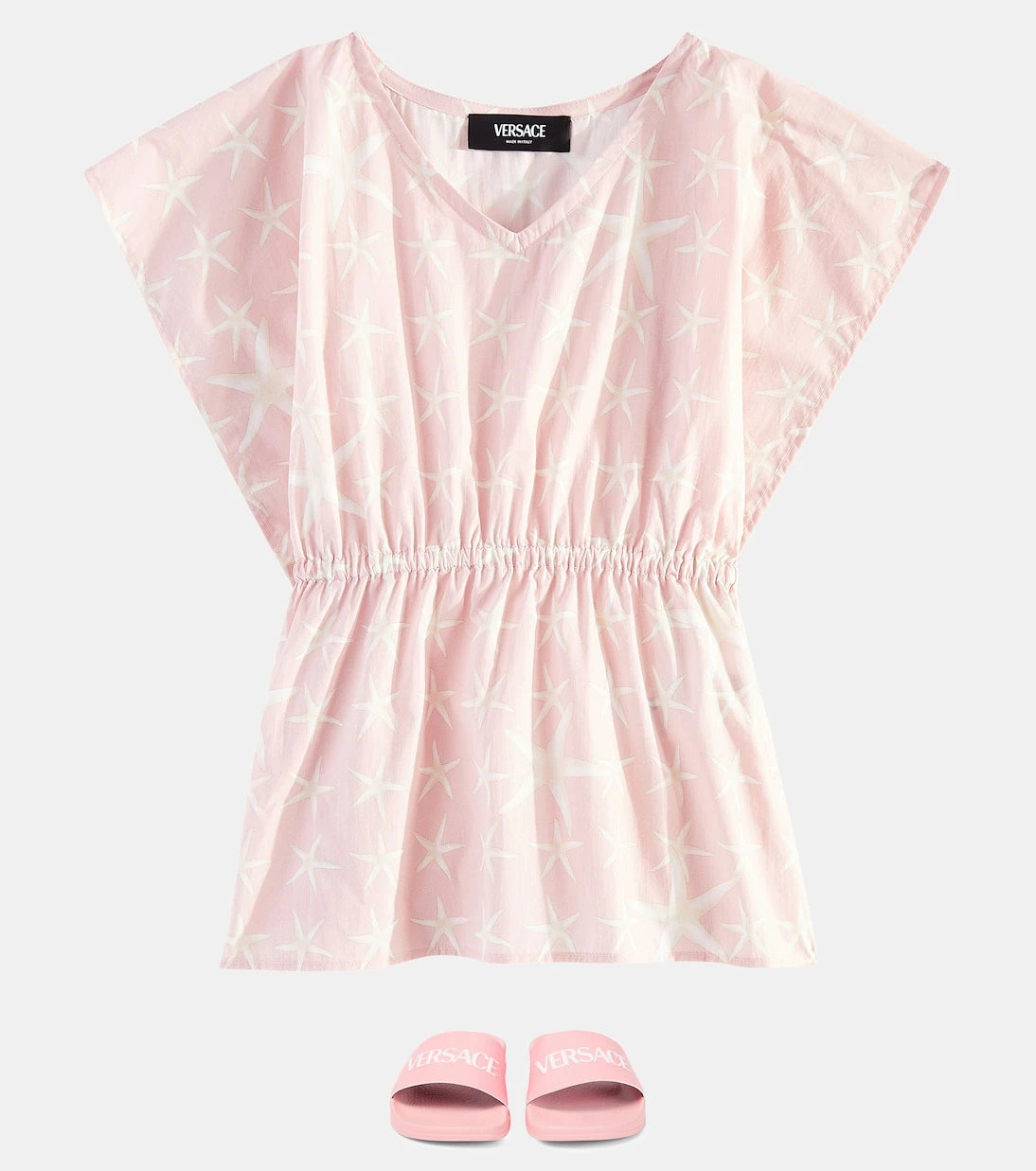Versace Kids - Printed cotton kaftan