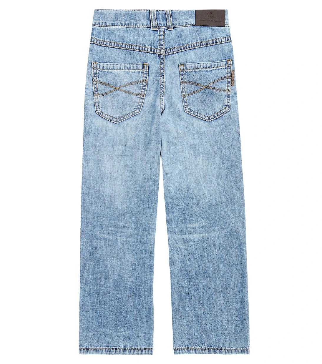 Brunello Cucinelli Kids - جينز بقصة مستقيمة