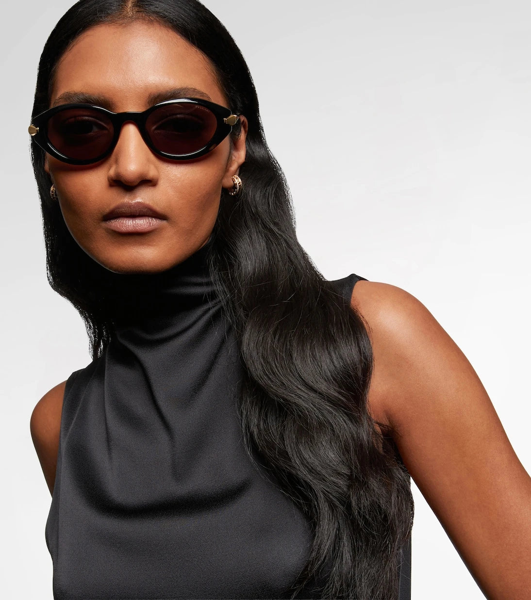 بولغاري - نظارات شمسية Serpenti Viper بيضاوية