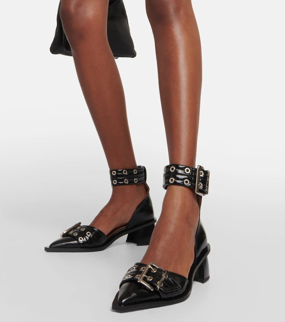 Ganni - Embellished pumps
