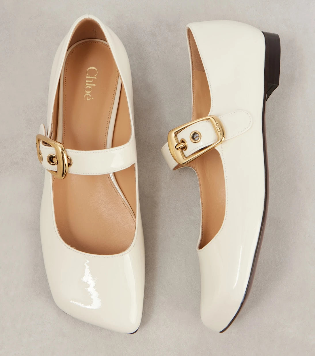 Chloé - Polly deri Mary Jane babetler