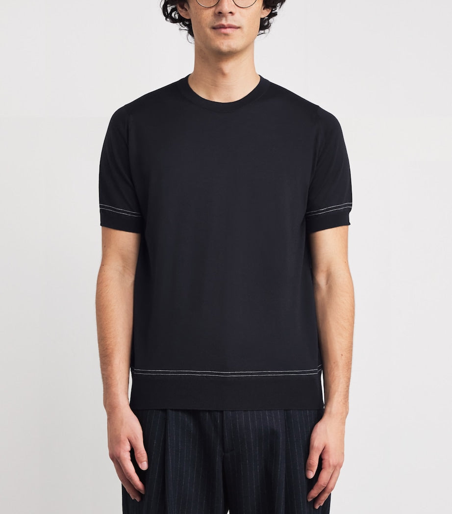 Wool-Cotton Tipped Ossian T-Shirt