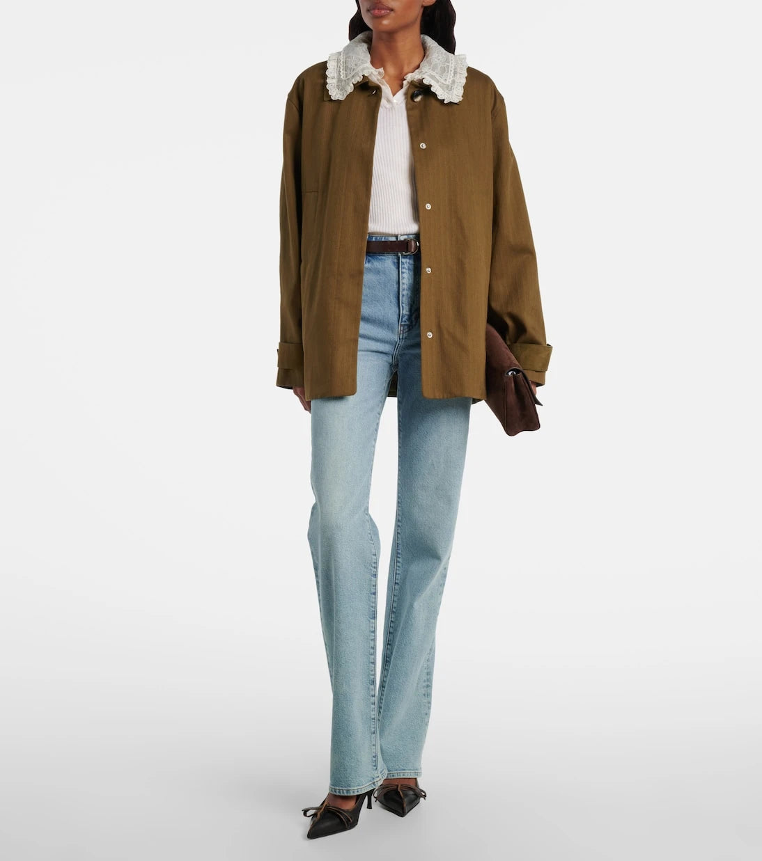 Frame - Arrow high-rise bootcut jeans