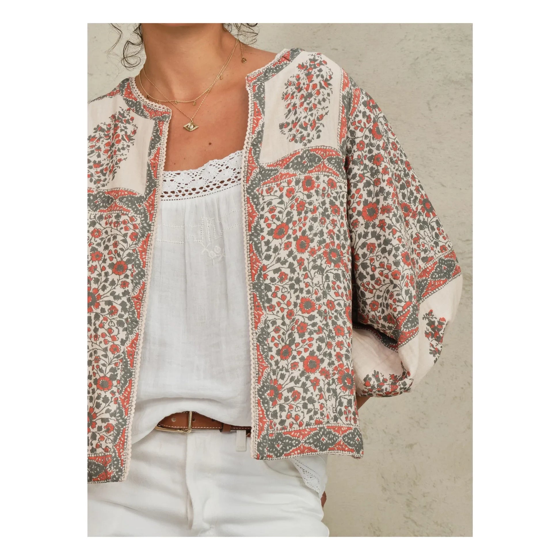 M.A.B.E. - Della Coton Jacket | Rust