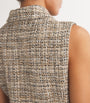 Theory Beige Tweed Mini Dress