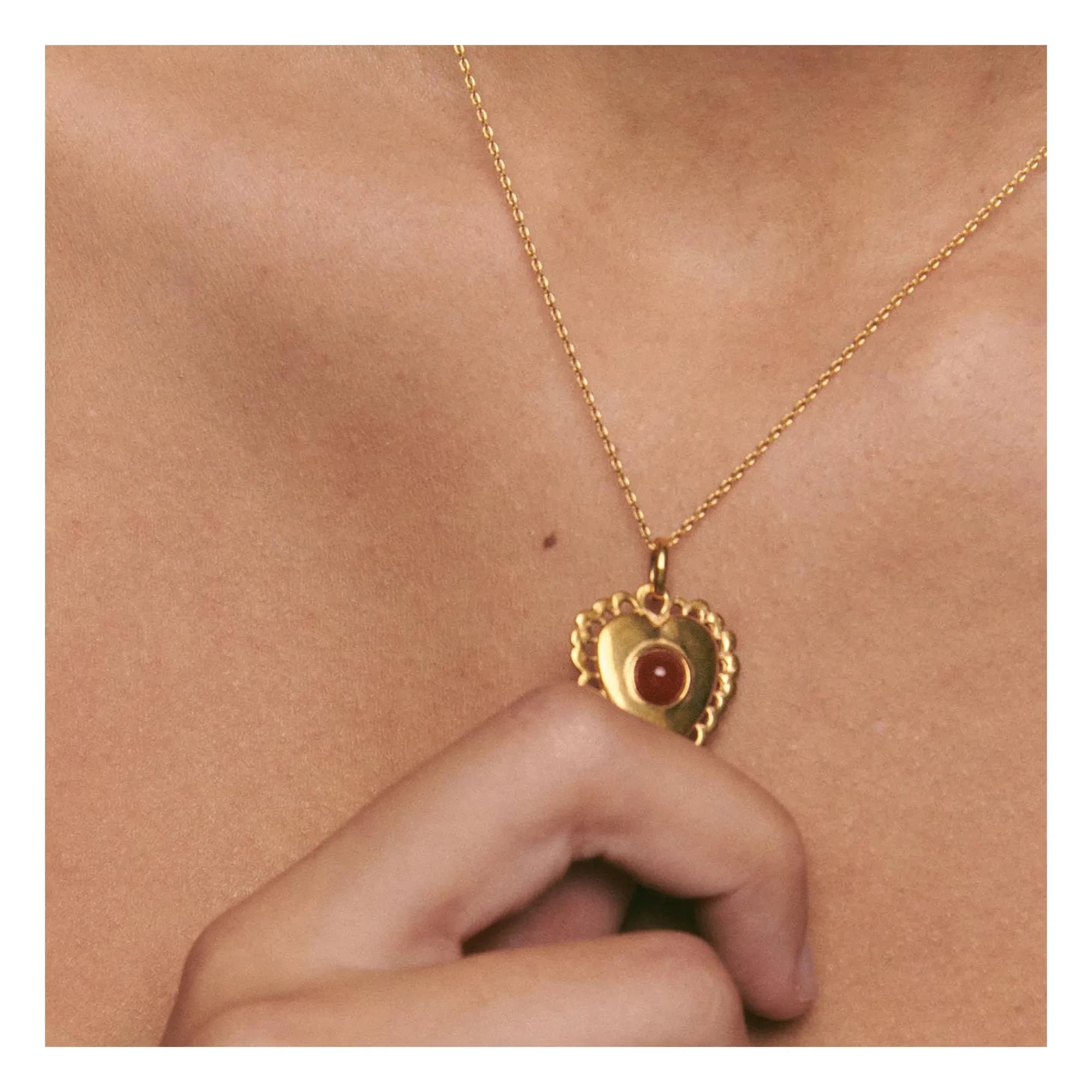 Alhaja - Corazon necklace | Gold