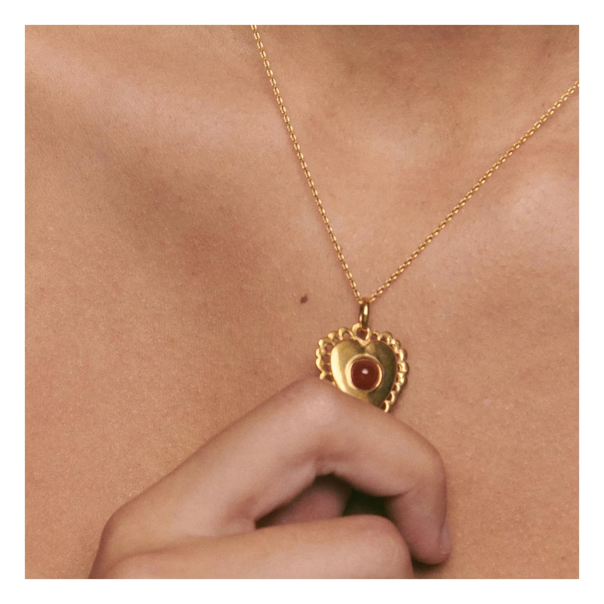Alhaja - Corazon necklace | Gold