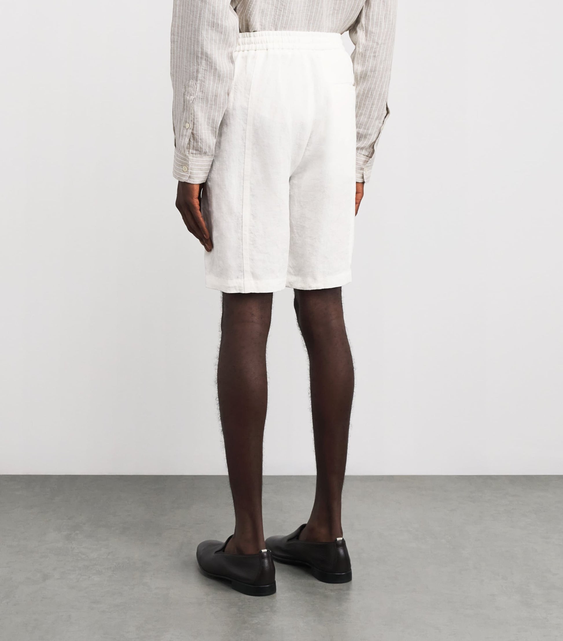 Emporio Armani Linen Bermuda Shorts