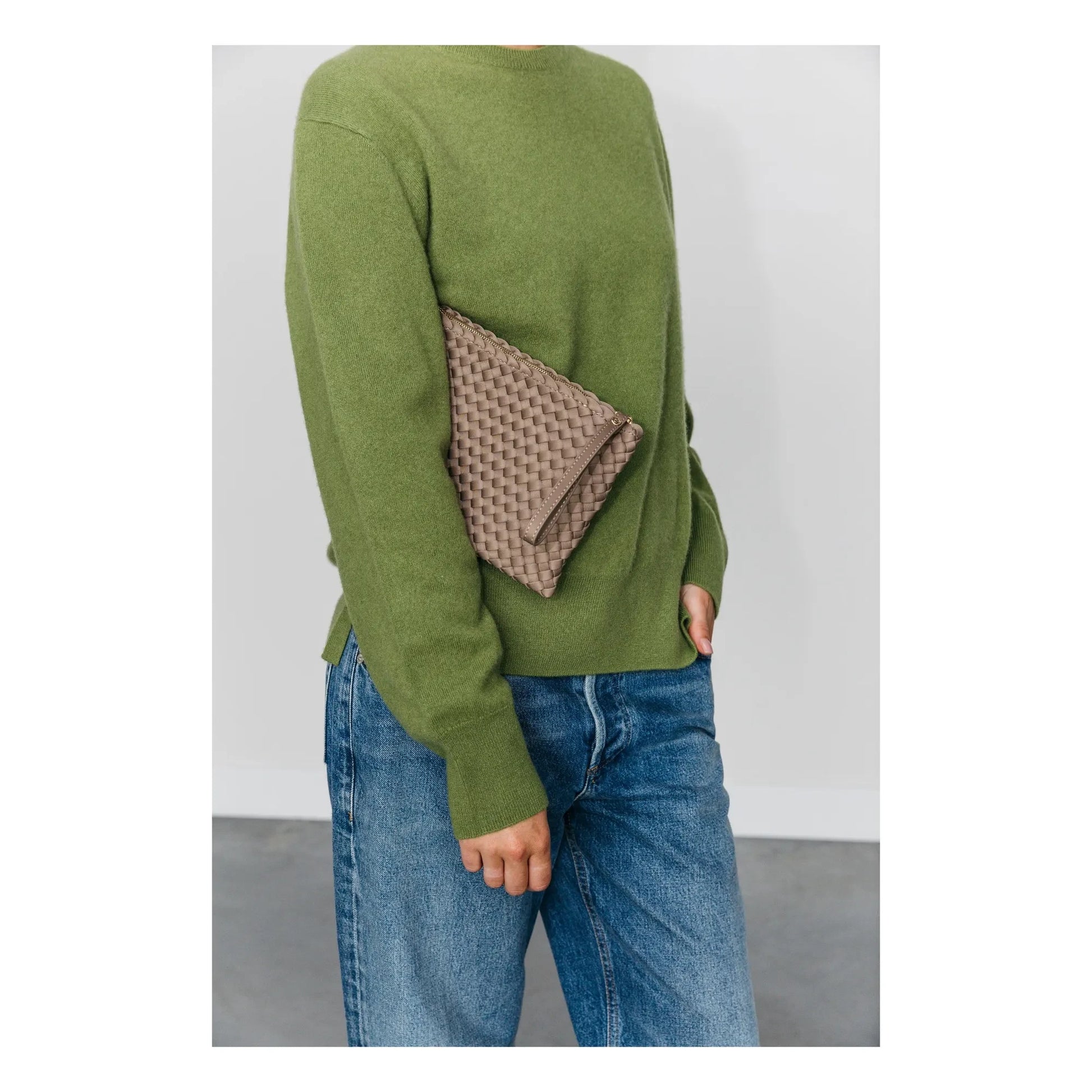 Marrea - Marrea clutch bag | Taupe brown