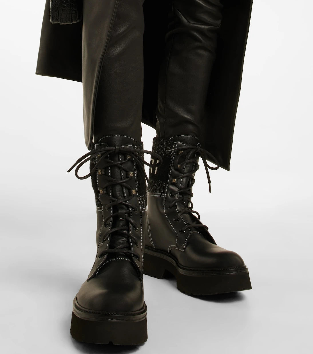 Amiri - Leather lace-up boots