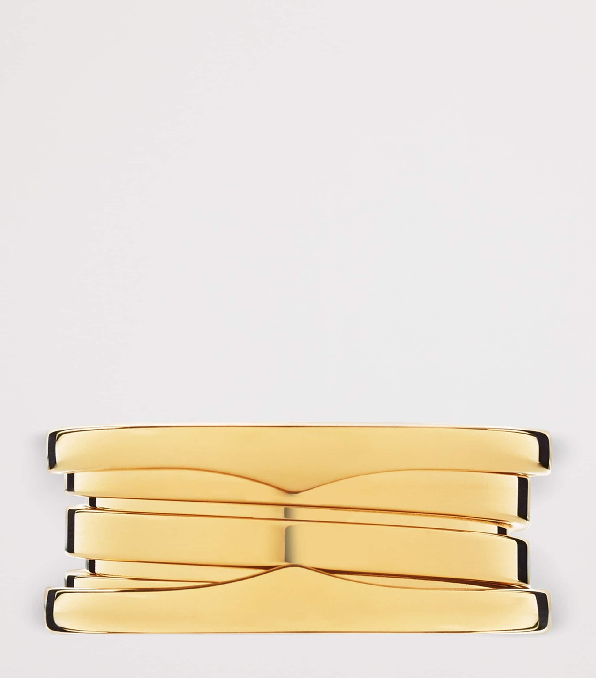 Yellow Gold B.zero1 Three-Band Ring