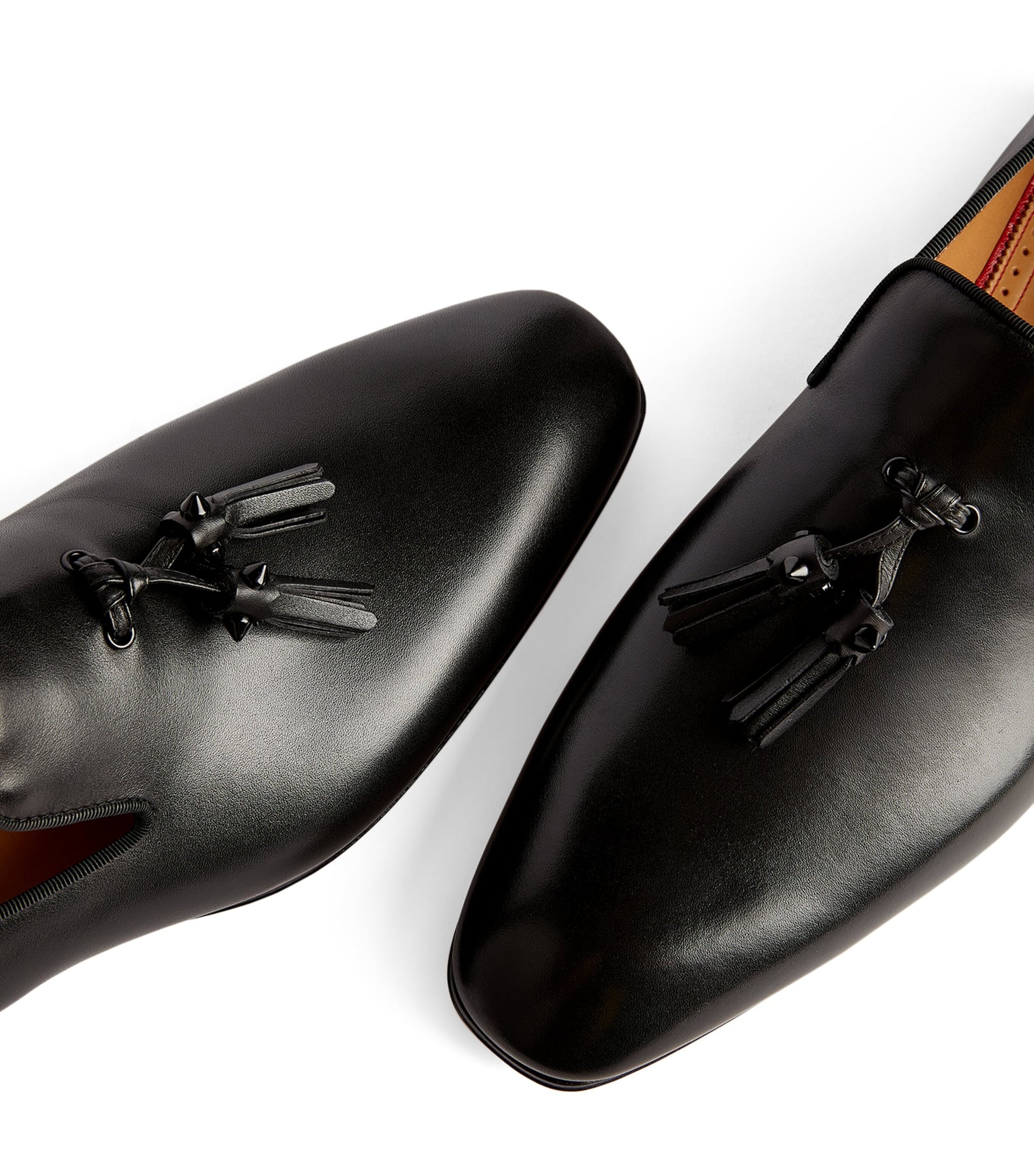 Dandelion Tassel Leather Loafers