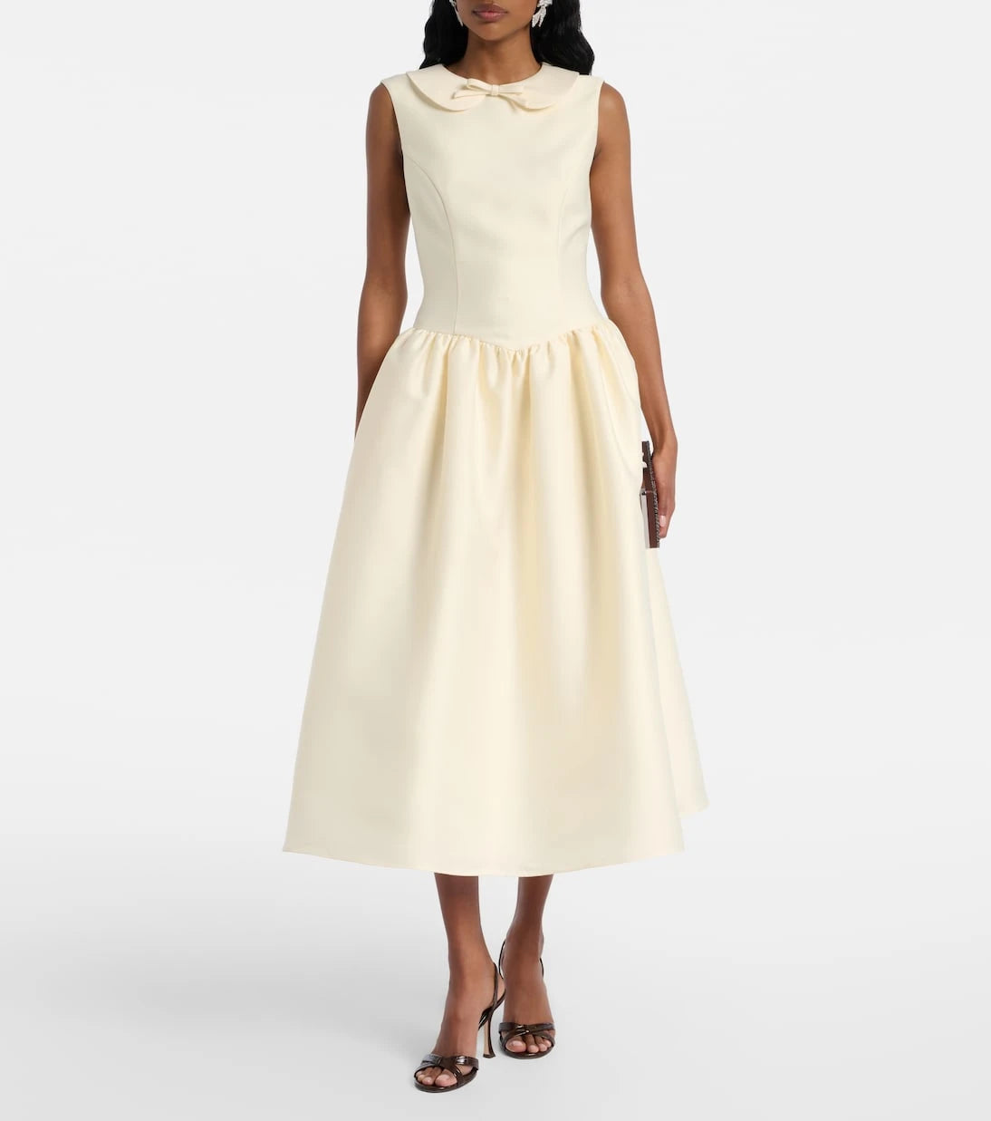Self-Portrait - Taffeta midi dress