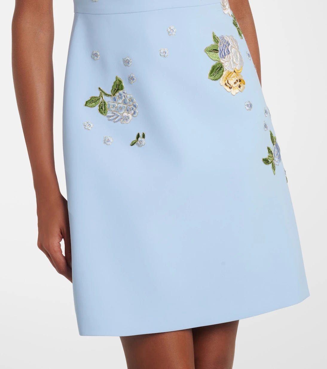 Carolina Herrera - Floral embroidered minidress
