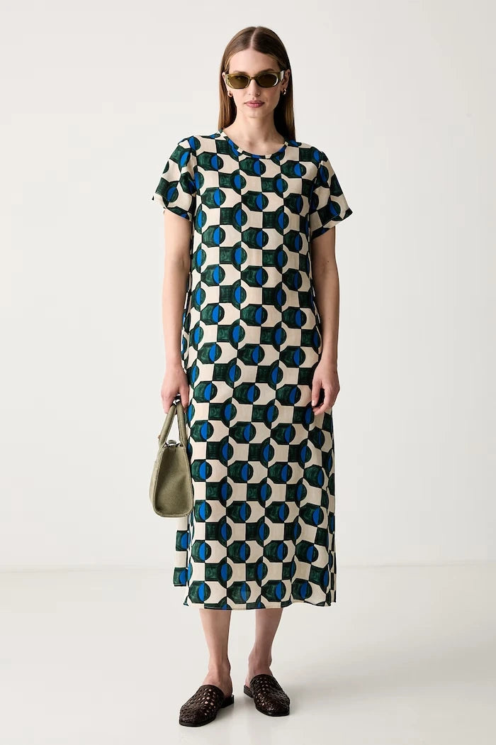 Weekend Max Mara рокля от коприна WKDVINCI